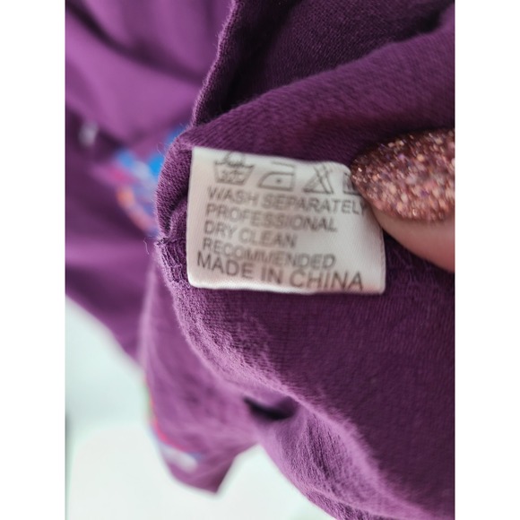 YZXDORWJ Embroidered Floral Womens Dress Size 3XL Plus Purple Cotton Boho Art - Picture 11 of 11